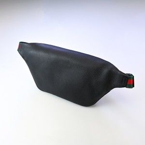 Gucci Pouch Black Bag Waist Belt